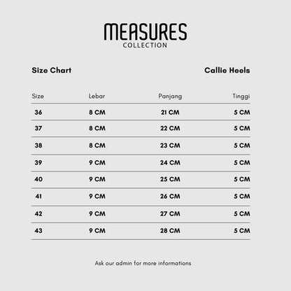 CEKHAS - Callie Heels Denim MEASURES Collection