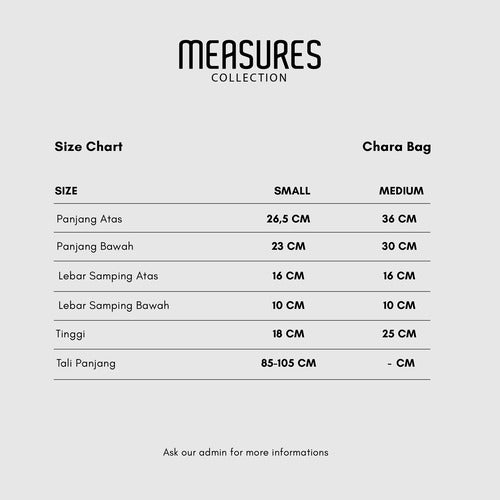 CEKHAS - Chara Bag Large MEASURES Collection